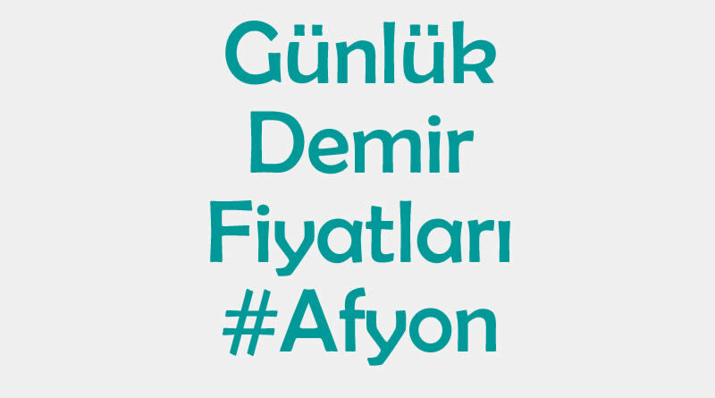afyon inşaat demiri fiyatları