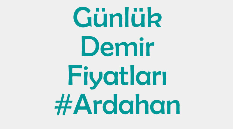 Ardahan inşaat demiri fiyatları