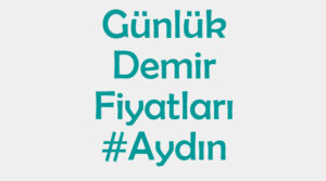 Aydın inşaat demiri fiyatları