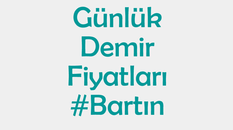 Bartın inşaat demiri fiyatları