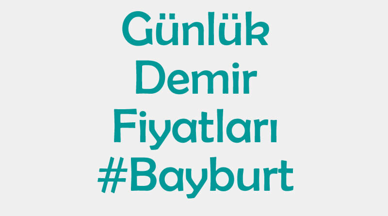 Bayburt inşaat demiri fiyatları