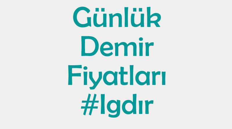 ığdır inşaat demiri fiyatları