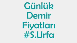 şanlıurfa inşaat demiri fiyatları