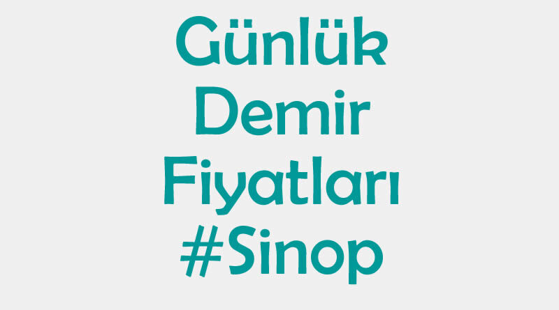 Sinop inşaat demiri fiyatları