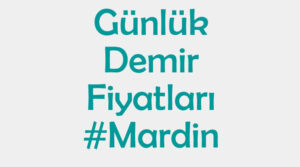 Mardin inşaat demiri fiyatları