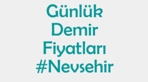 Nevşehir inşaat demiri fiyatları