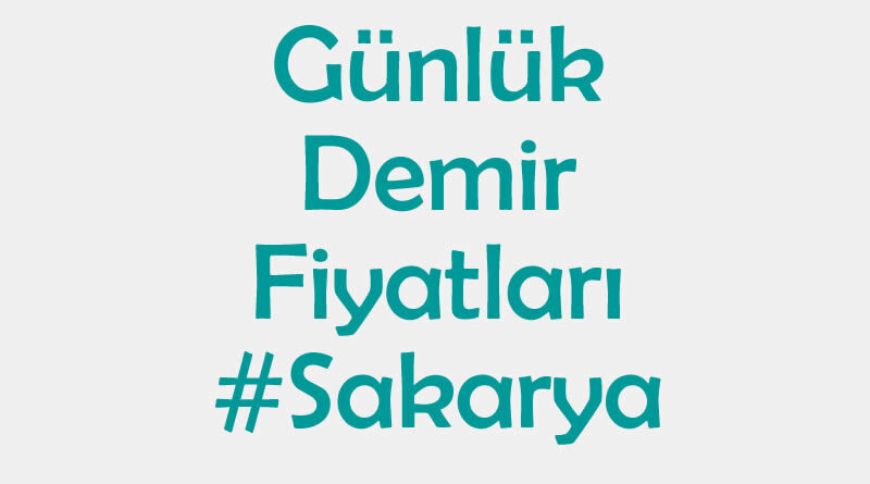 Sakarya inşaat demiri fiyatları