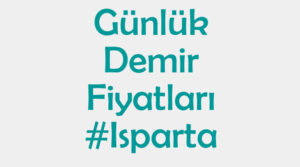 Isparta inşaat demiri fiyatları